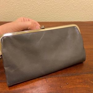 Beautiful Cool Gray Hobo Lauren Wallet Clutch
